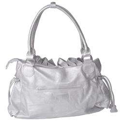 Journee Collection Ruffled Accent Tote Bag  