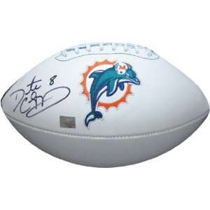  Daunte Culpepper Miami Dolphins Autographed White Logo 