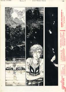MICHAEL ZULLI Alice Cooper #2 p20 ORIGINAL COMIC ART Neil Gaiman 