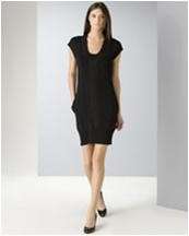 Lbd Laundry by Design Lined Sweater Dress with Pockets Black   Sizes 