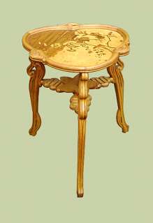 Magnificent Galle Art Nouveau style TABLE dragonfly  
