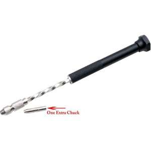  8 PCB Push Hand Drill Pin Vise Dremel W/ Extra chuck 