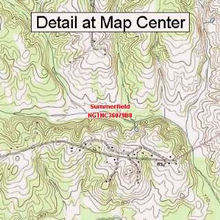  USGS Topographic Quadrangle Map   Summerfield, North 