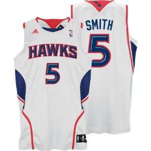  Josh Smith Jersey adidas White Swingman #5 Atlanta Hawks 