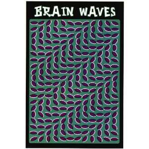  Brain Waves Opitcal Illusion   Party / College Poster   24 