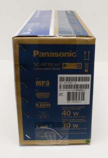 Panasonic SC HC55 Compact Stereo System with iPod / iPhone Dock BRAND 