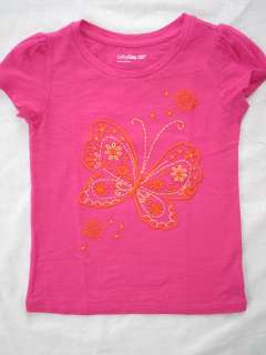 NWT Baby Gap Butterfly Island Embroidered Top 3 4 5 Peacock Sea Turtle 