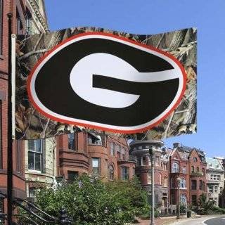 NCAA Georgia Bulldogs 3 by 5 Foot Flag with Grommets   Realtree Camo 