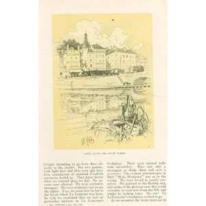  1916 Chateau Thierry France Marne River Hotel Swan 