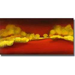 Bonita Goldberg Raspberry Sky Canvas Art  