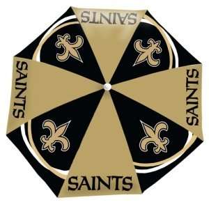  New Orleans Saints NFL Beach Umbrella (6 Ft Diameter 