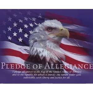  Pledge of Allegiance by Bob Downs 20x16