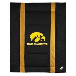  Iowa Hawkeyes Sideline Jersey Bed Comforter NCAA Sports 