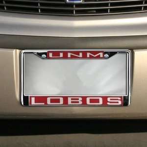  New Mexico Lobos Chrome License Plate Frame Automotive