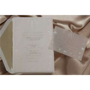   See Through Hearts and Butterflies Wedding Invitations