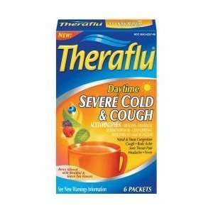 Theraflu Daytime Severe Cold & Cough Medicine Berry Infused with 