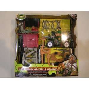    The Corps Red Battle Zone Tower and Green ATV Toys & Games