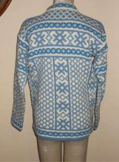 New Vintage 1960s Figgjo of Norway Nordic Icelandic Pullover Sweater 