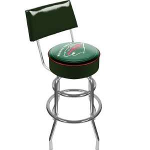  NHL New Jersey Devils Padded Bar Stool with Back 