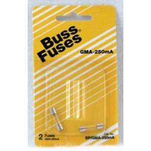  Bussmann #BP/GMA 250MA 2PK 250MA GMA GlassFuse