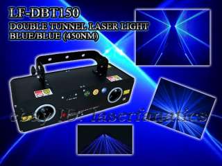 DJ Club Dual Lens 300mW Blue Laser Lighting Beam Effect  