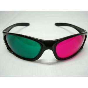   Style 3d Glasses in Red  Green for Movie and Games