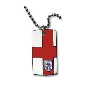 England FA St George Cross Dog Tag 