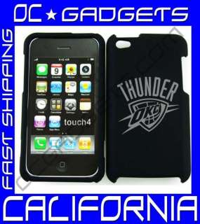 OKLAHOMA CITY THUNDER BLACK CASE COVER IPOD TOUCH 4TH  