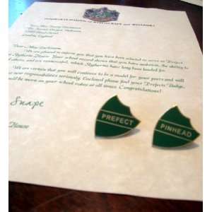   Potter Inspired House Prefect Letter & Enamel Pins Set Toys & Games