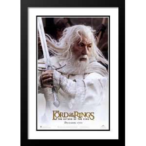 Lord of the Rings King 20x26 Framed and Double Matted 