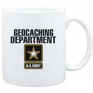 Mug White  Geocaching DEPARTMENT / U.S. ARMY  Sports 