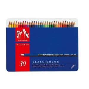  Classicolor Water Soluble Color Pencils (Metal Box of 30 
