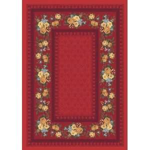   with STAINMASTER Kerri Currant Red Nylon Area Rug 5.40 x 7.80