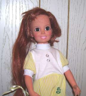 1972 IDEAL MOVIN GROOVIN GROWING HAIR CRISSY DOLL  