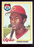 1978 O Pee Chee OPC George Foster #70 MINT  