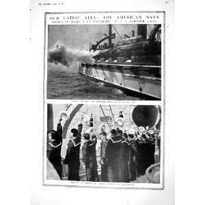   1917 KEARSARGE WAR SHIP ADMIRAL COTTON FREDERICO JENA