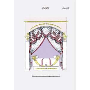  French Empire Alcove Bed No. 23 16X24 Giclee Paper