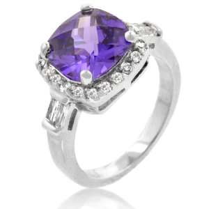   Ring with Clear Cubic Zirconia CZ Accents (Size 5,6,7,8,9,10) Jewelry