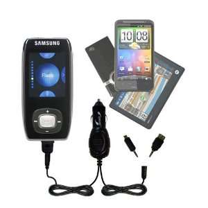  Double Car Charger with tips including a tip for the Samsung YP T9 