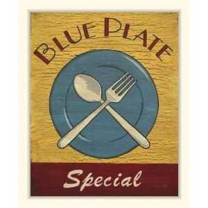 Blue Plate Special by Louise Max   Framed Artwork 