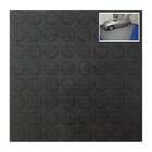   of 40 Coin Pattern Style Tiles   Black   0.5H x 12W x 12D   12001