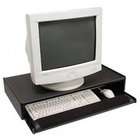 Sunway Computer Monitor Stand with Keyboard Tray   27   Black   4.5 