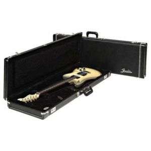 Fender Deluxe Black Electric Guitar Case Black Poodle  