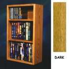 wood shed solid oak cd dvd vhs combo wall floor