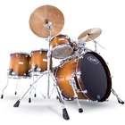 GP Percussion 5 Piece Complete Drum Set with Accs