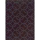 Linon Home Decor Products 110 x 210 Area Rug Circles Pattern in 
