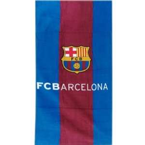  F.C. Barcelona Beach Towel   Stripe