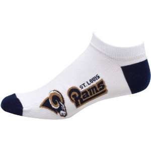  NFL St. Louis Rams White Team Logo Ankle Socks