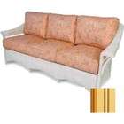   51055071404 Nantucket Sofa in Antique White finish and Baccio fabric