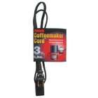   Coffee Maker and Small Appliance Power Supply Cord, Black, 3 Feet